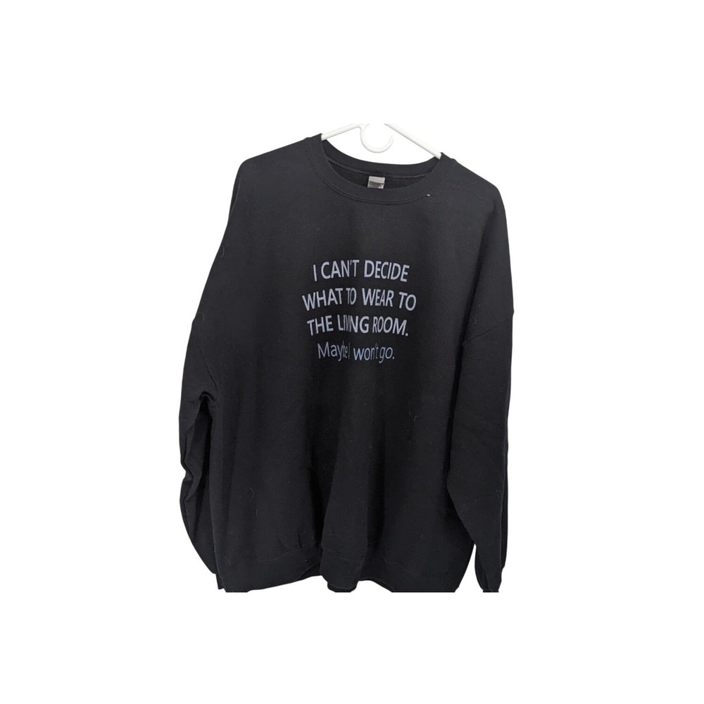 Gilden women's black graphic sweatshirt Size 3 XL